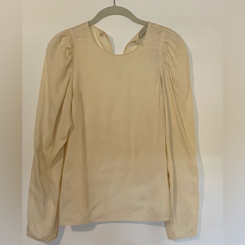 Rebecca Taylor Puff Sleeve Top Size Small - Picture 7 of 9